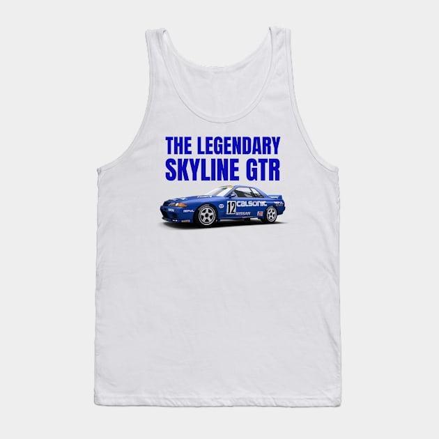 The legendary Skyline GTR Tank Top by MOTOSHIFT